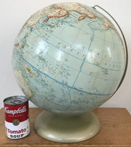Vintage 12&quot; Rand McNally Political Spinning School World Globe USA Made - $79.99
