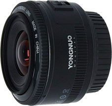 Yongnuo Yn35Mm F2 Lens 1:2 Af/Mf Wide-Angle Fixed/Prime Auto Focus Lens For - £109.35 GBP