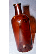 Vintage Brown Weller Drug Co. Jong Cline Glass Bottle-Lot 12 - £25.59 GBP