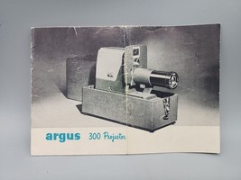 Argus 300 Projector Booklet Manual Vintage Intact See Photos - $3.54