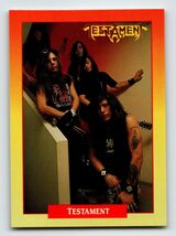 Testament Band 1991 RockCards Brockum 125 Metal Music Card - $4.85
