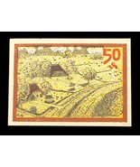 1921 Notgeld Money Error Note from Nordenham, Germany // Inverted Back E... - $99.00