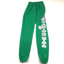 NEW Vintage Michigan State University Spartans Sweatpants Boys Youth L Green - £11.39 GBP