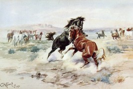 The Challenge by Charles Marion Russell Western Giclee Art Print + Ships Free - £31.17 GBP+