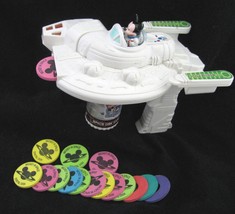 VTG Mickey Mouse Space Ship Disk Launcher Gun Foam Discs Sound RARE Disney Store - £23.29 GBP