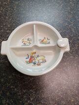 Vintage Hankscraft Ceramic Baby Food Warmer Divided Dish Mary Had A Litt... - $24.74
