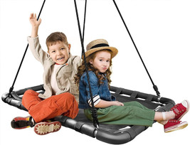 Sorbus Outdoor Platform Swing for Kids Mat Swing for Tree, Swing Set, Playground - £92.71 GBP