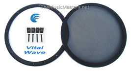 1X 10&quot; inch Sub Woofer &quot;Clipless&quot; Fine Mesh GRILL Speaker Protective Cover VWLTW - £13.58 GBP