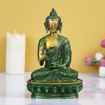 Buddha statue brass Meditating Blessing - £105.74 GBP