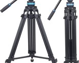 61′′ Professional Heavy Duty Tripod Kit For Dslr Cameras, Sirui, Max Loa... - $185.95