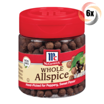 6x Shakers McCormick Whole Allspice Seasoning | .75oz | Peppery Sweet Flavor - £30.22 GBP