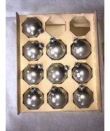 Shiny Brite USA and Poland 46 ornaments in 4 boxes lot Christmas gold si... - $59.39