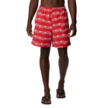 Columbia Men&#39;s Super Backcast Water Short, Red Spark Fish Flag Large - $32.89+