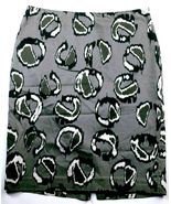 Ann Taylor Women&#39;s A Line Skirt Size 6 Black Gray White Side Zip - $23.75 CAD