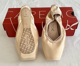 Capezio Donatella 1138W-PTP Pink #2 Shank Pointe Shoes, Women&#39;s Size 6 W, NIB - £33.49 GBP