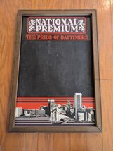 1984 National Premium Beer Pride of Baltimore Menu Chalkboard Sign 25 x 17 - $207.89