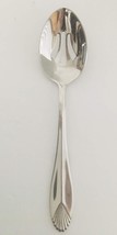 Heritage Mint SAFRANO Pierced Serving Spoon 8 3/8&quot;L  18/10 Stainless VGUC - $8.09