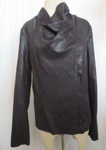 Calvin Klein Women&#39;s Black Faux Suede Long Sleeve Full Zip Jacket Sz M NWT - £58.84 GBP