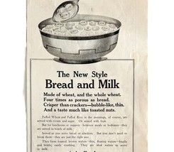 Quaker Oats Cereal 1913 Advertisement Puffed Wheat Rice Print Ad DWCC18 - €25,92 EUR