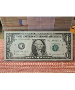 RADAR Fancy Serial Number One Dollar Bill / Note D11644611 With double 1s - $15.67 CAD