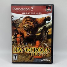 Cabela&#39;s Dangerous Hunts (Sony PlayStation 2, PS2, 2003) Activision No Manual - £6.04 GBP