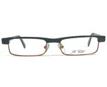 J.F. Rey Eyeglasses Frames J784 459 Black Red Rectangular Full Rim 51-17... - £90.80 GBP