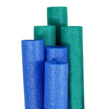Pool Mate Premium Extra-Large Swimming Pool Noodles, Blue and Teal 6-Pack, 60 mo - £79.91 GBP