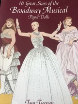 16 Great Stars De Broadway Musical Papel Dolls Por Tom Tierney Lena Horne - £6.93 GBP