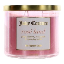 Juicy Couture 14.5 oz Soy Wax Blend 3 Wick Candle - Rose Land - £44.12 GBP