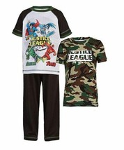 NEW Komar Kids Boy&#39;s Justice League 3 Piece Set, Camo/White,  - £6.39 GBP+