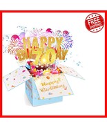 70th Birthday Pop-Up Card with Lights, Music &amp; Unique Candle Experience - $42.68 CAD