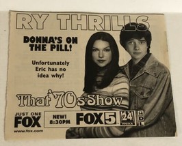 That 70’s Show Tv Guide Print Ad Topher Grace Laura Prepon TPA14 - £4.66 GBP