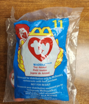 McDonald&#39;s Happy Meal Mini Ty Beanie Baby 1998   #11 Waddle the Penguin - £4.61 GBP