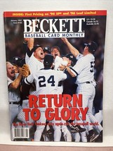 Beckett Baseball Card Monthly January 1997 Yankees Cover Todd Hundley back - £3.70 GBP