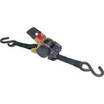  ERICKSON 1&quot; X 10&quot; 1200 LB RE-TRACTABLE RACHET TIE DOWN BLACK BULK 54415... - £64.54 GBP