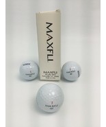 MAXFLI 3 Pack Golf Balls #1 #2 MD XXXXX Tungsten 90 - $92.35 MXN