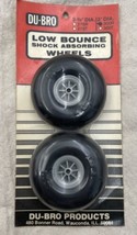 Du-Bro 3” Low Bounce Shock Absorbing Wheels New Old Stock 300R USA - £10.39 GBP