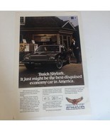 1980’s Buick Skylark Vintage Print Ad Advertisement pa10 - $7.91