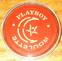 (1) PLAYBOY CASINO ROULETTE CHIP - ATLANTIC CITY, NEW JERSEY -ORANGE-Moo... - £9.34 GBP