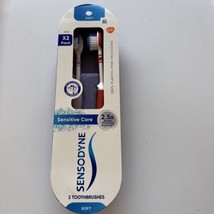 Sensodyne Sensitive Care Soft Pack Of 2 Toothbrush 2.5x Better Pleasure ... - $9.49