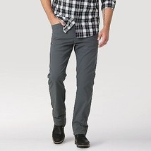 Wrangler Men&#39;s ATG Fleece Lined Straight Fit Five Pocket Pants - Dark Gray 40x30 - £17.29 GBP