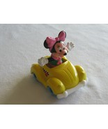 Vintage Disney Mickey Mouse Arco Yellow Die Cast Car W/ Minnie instead o... - $178.13 MXN