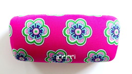 Vera Bradley Hard Clamshell Eyeglass Sunglass Case Pink Swirls Flowers NWOT - £25.16 GBP