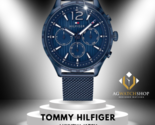 Tommy Hilfiger Herren-Armbanduhr 1791471, Quarzblau, Edelstahl, blaues... - £95.83 GBP