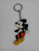 Disney Jumping Mickey Mouse Rubber Keychain 3&quot;. - $92.08 MXN
