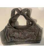 Lululemon Sports Bra Size 6 Green Cross Back Strap - $17.99