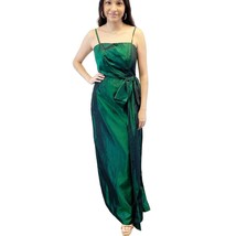 Vintage Alyce Design Womens 10 Emerald Green Gown Dress Formal 80s Holiday  - £96.53 GBP