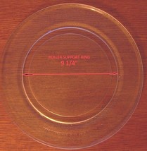 14 1/8 &quot; WHIRLPOOL 8172017 GLASS TURNTABLE PLATE / TRAY USED 9 1/4&quot; ROLL... - £84.58 GBP