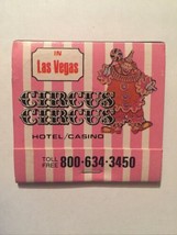Matchbook Circus Circus Hotel Casino Casino Las Vegas Nevada - €3,81 EUR