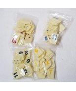 Rummikub Tiles Color Replacement Lot of 102 Black Yellow Blue Red - £8.61 GBP